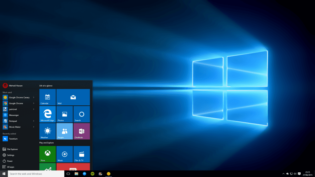 Le novità di windows 10