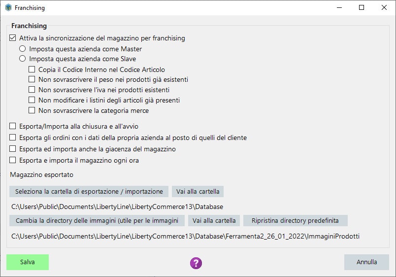 Franchising la funzione per le catene di negozi