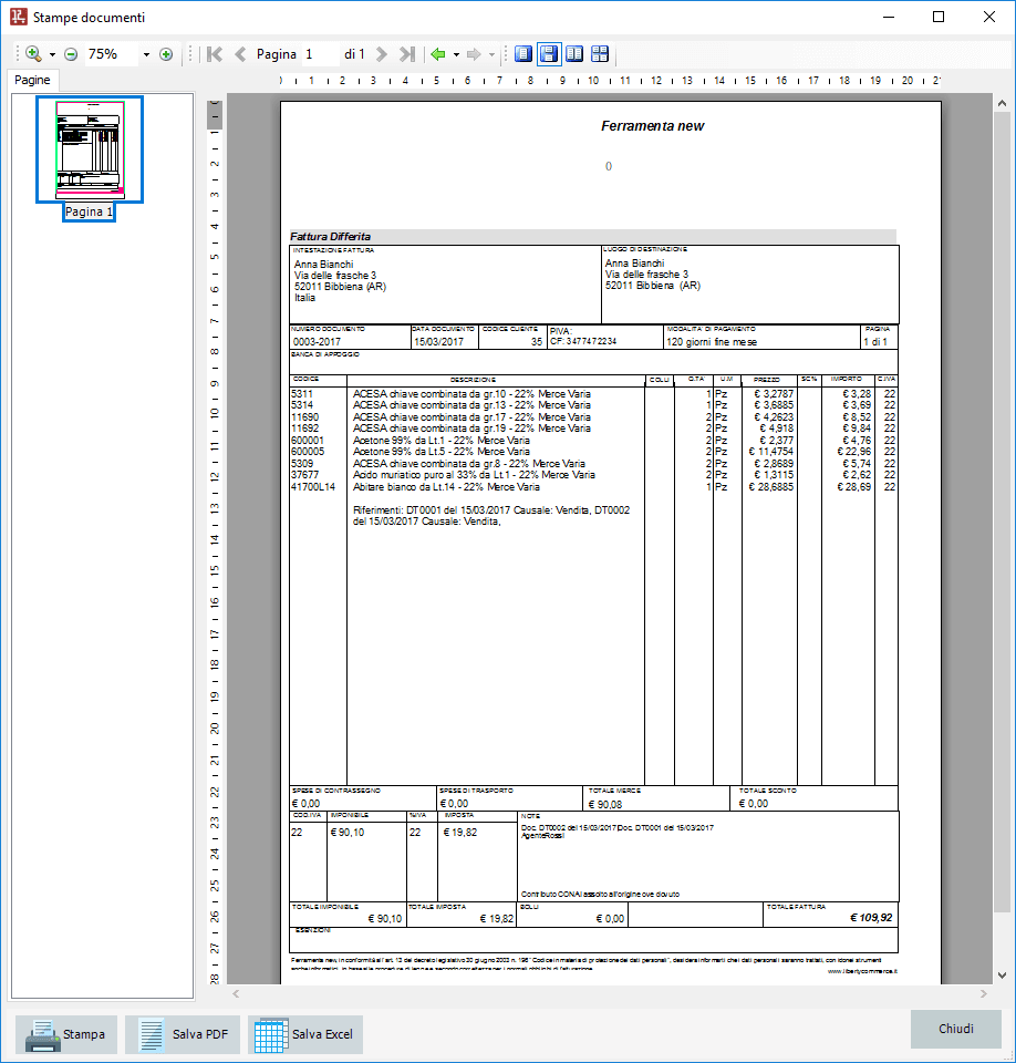 Emissione fattura differita 