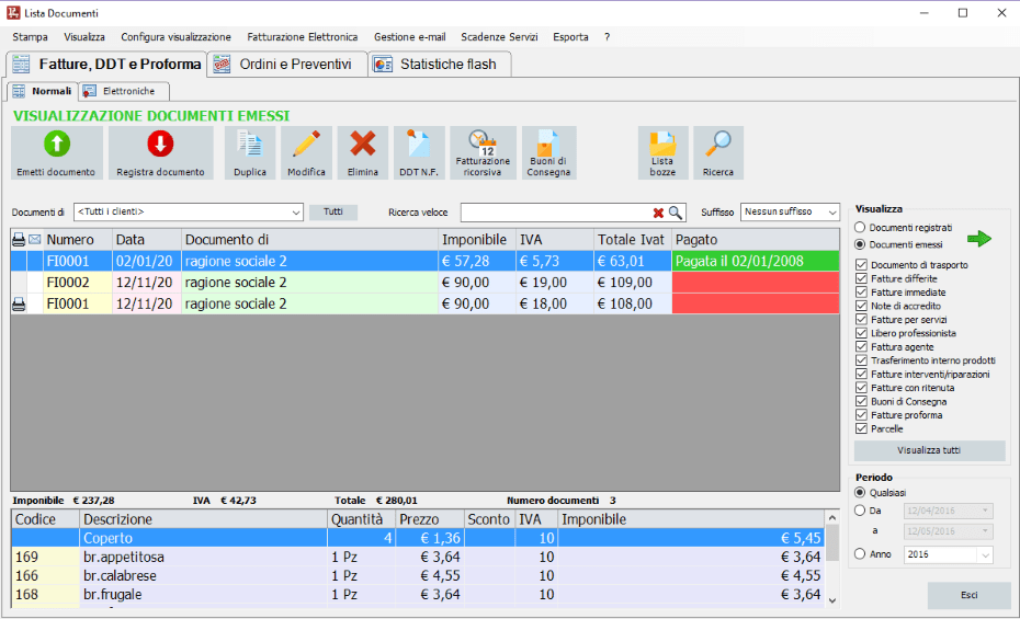 Software gestione documenti