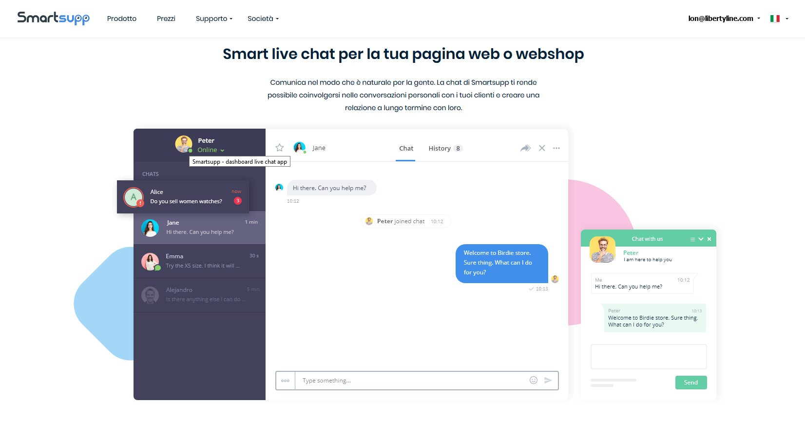 Installa una chat come SmartSupp sul tuo ecommerce