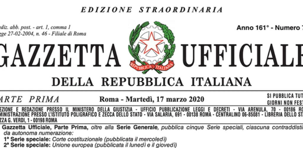 Decreto cura Italia