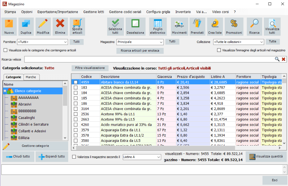 Gestionale magazzino: un software pronto a tutto Gestionale magazzino