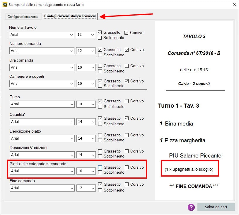 Categoria secondaria