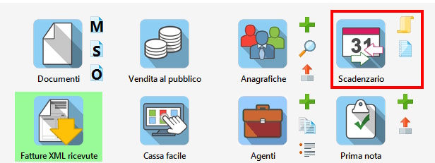 scadenzario 2025 Scadenzario attivo e passivo