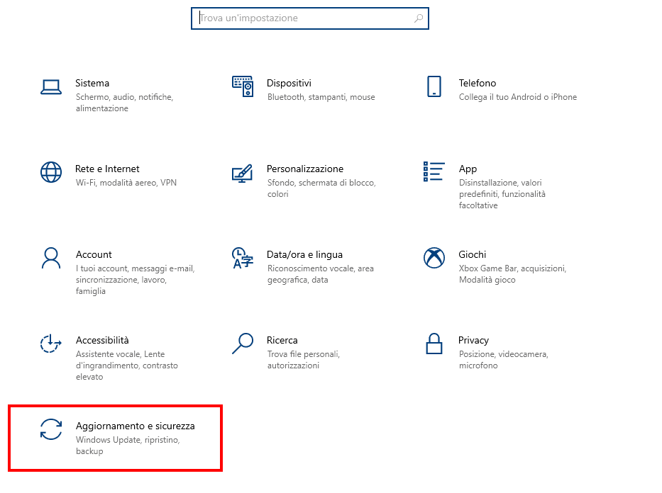 Aggiungere un’eccezione di cartelle sull’Antivirus Windows defender