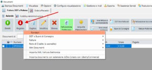 registrazione fattura a mano