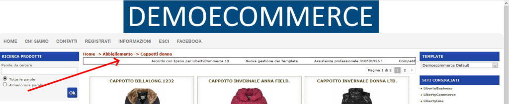 Gestione delle news su e-commerce