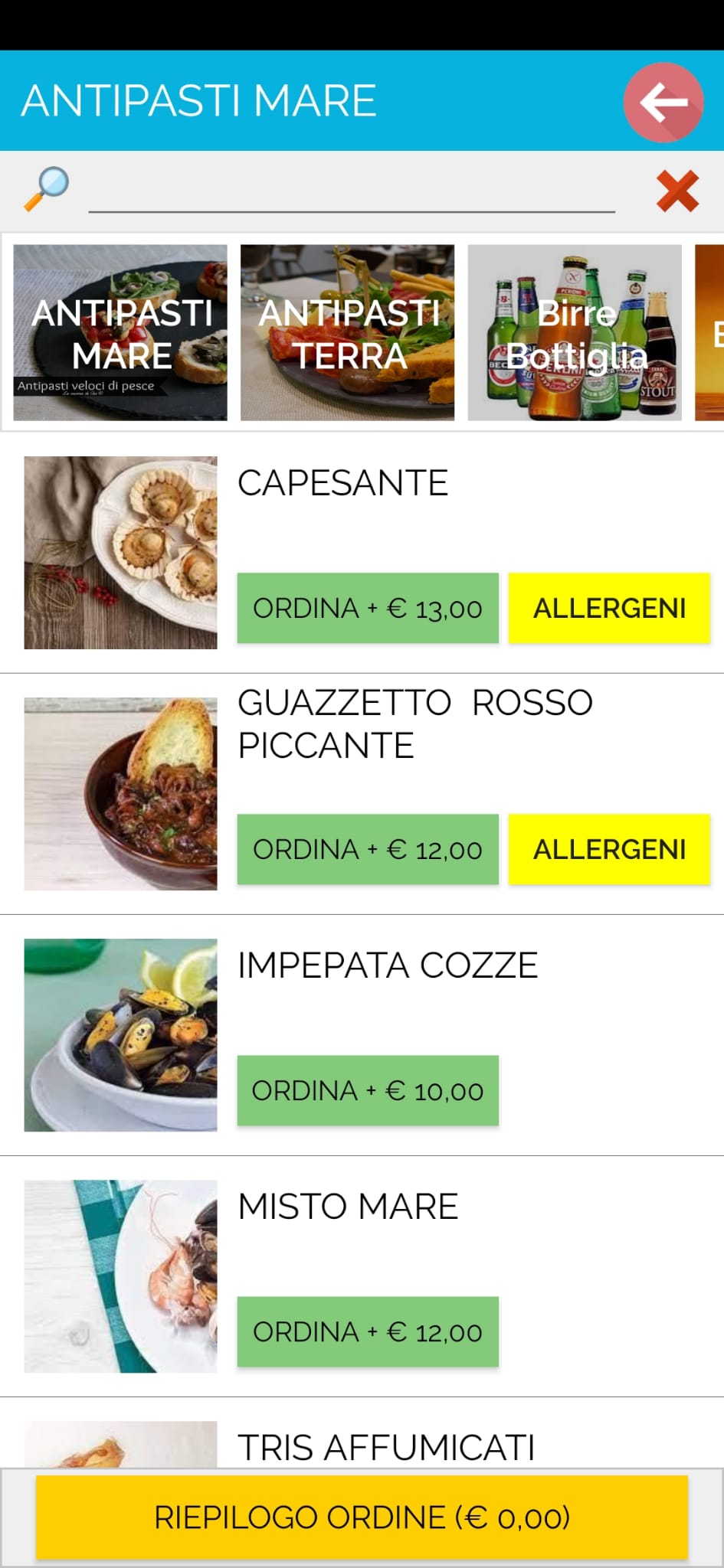 Comande dal tavolo con QR | Comanda Facile Tavolo Comanda Facile Tavolo QR, schermata dimostrativa 3