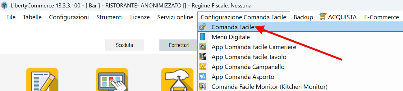Cancellare (resettare) il numero delle comande (tutte)