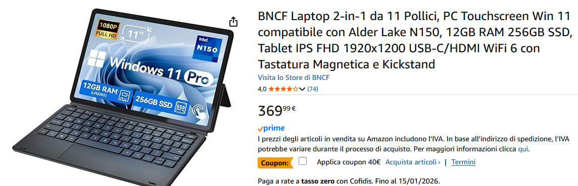LibertyCommerce su tablet: cosa sapere prima di acquistare