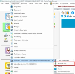 Configurazione del Terminale POS in LibertyCommerce Configurazione POS