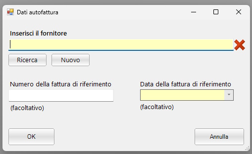 Autofatture TD22 o TD23 Autofatture TD22 o TD23
