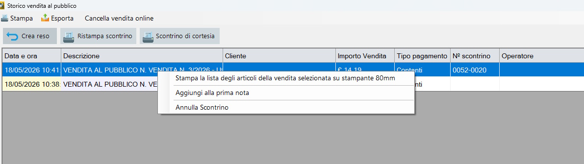 Annullare scontrino con ESPON FP81 EPSON annulla scontrino